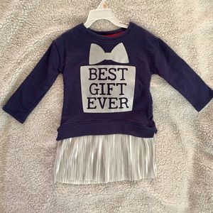 Best gift ever dress. Blue with sparkly silver